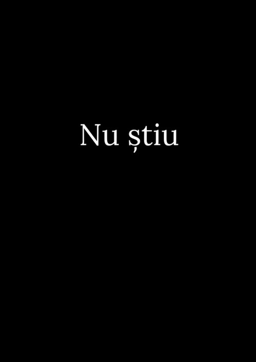 Poster film Știu