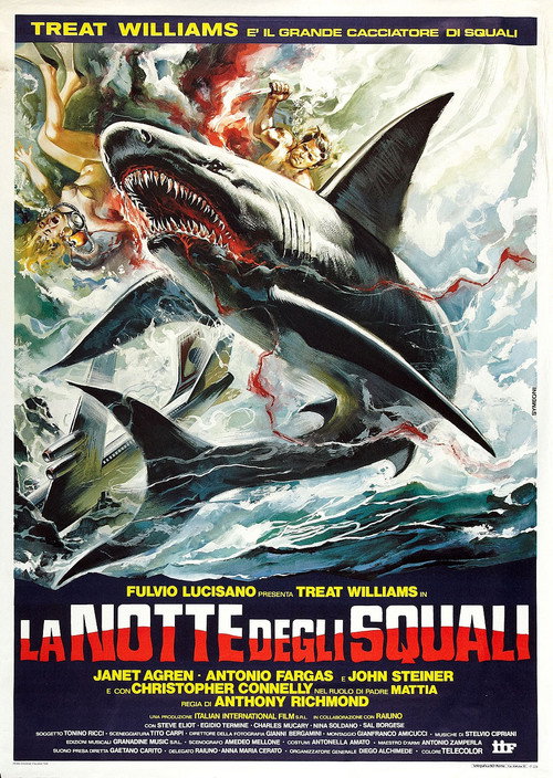 Poster film Night of the Sharks