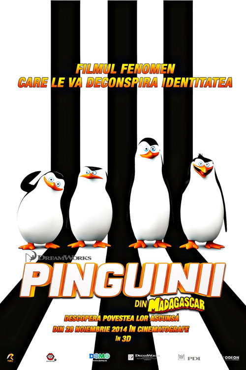 Poster film Pinguinii din Madagascar