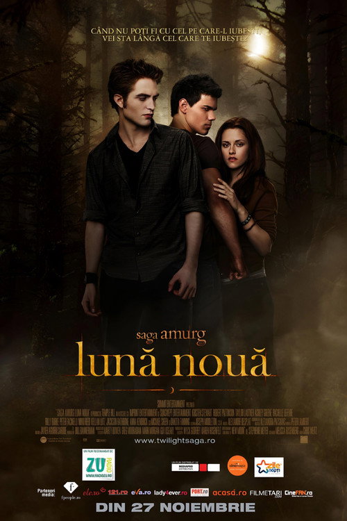 Poster film Saga Amurg: Lună Nouă