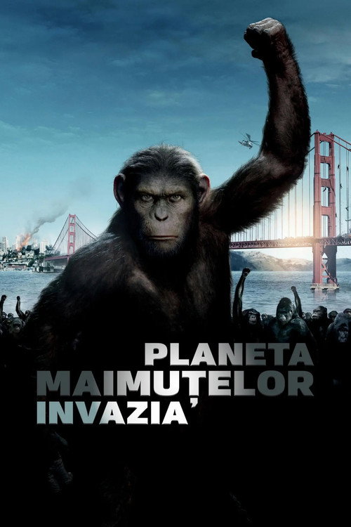 Poster film Planeta Maimuțelor: Invazia